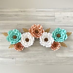 Paper Flower Wall Decor